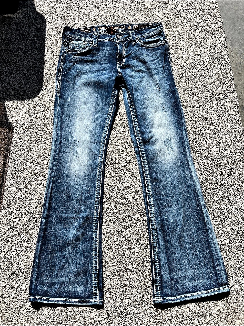 Rock Revival Mandell Easy Boot Jeans Blue